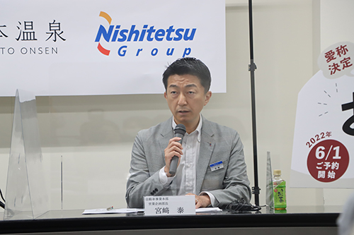 西鉄自動車事業本部営業企画部の宮崎部長