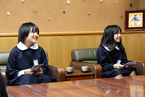 「練習の成果を発揮して、たくさんキャッチできるように頑張りたいです」