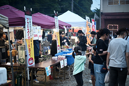 祭り会場売り場の様子