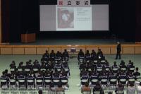 日置中学校で立志式後に開催された「地域医療啓発講座」